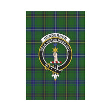 Load image into Gallery viewer, Henderson Tartan Flag Clan Badge