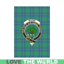 Load image into Gallery viewer, Irvine Tartan Flag Clan Badge K7