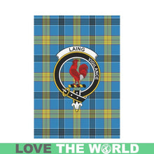 Load image into Gallery viewer, Laing Tartan Flag Clan Badge K7