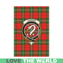 Load image into Gallery viewer, Lennox Tartan Flag Clan Badge K7