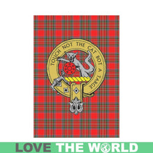 Load image into Gallery viewer, Macbean Tartan Clan Badge Garden Flag Th1 One Size / Macbean Clan Badge Flag Garden Flag