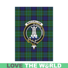 Load image into Gallery viewer, Maccallum Tartan Flag Clan Badge K7