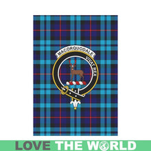 Load image into Gallery viewer, Maccorquodale Tartan Flag Clan Badge K7