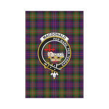 Load image into Gallery viewer, Macdonald Tartan Flag Clan Badge