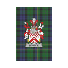 Load image into Gallery viewer, Mcbride Tartan Clan Badge Garden Flag W7 One Size / Garden Flag 12X18Without Flagpole Flags