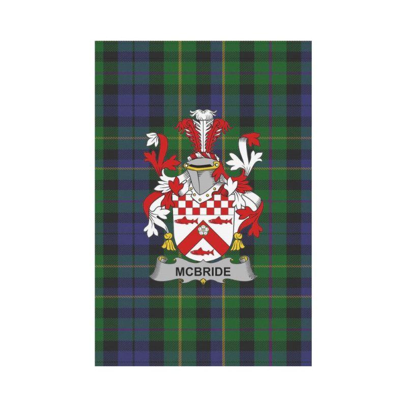 Mcbride Tartan Clan Badge Garden Flag W7 One Size / Garden Flag 12X18Without Flagpole Flags