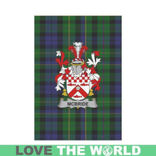 Load image into Gallery viewer, Mcbride Tartan Clan Badge Garden Flag W7 One Size / Garden Flag 12X18Without Flagpole Flags
