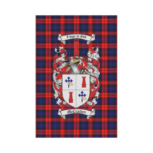 Load image into Gallery viewer, Mccracken Tartan Flag - Clan Badge K7