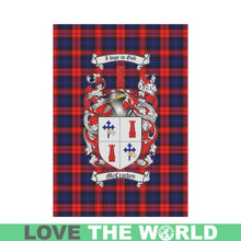 Load image into Gallery viewer, Mccracken Tartan Clan Badge Garden Flag Th1 One Size / Mccracken Tartan Clan Badge Flag Th1 Garden