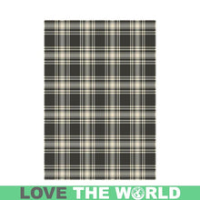 Load image into Gallery viewer, Menzies Black White Ancient Tartan Flag K5