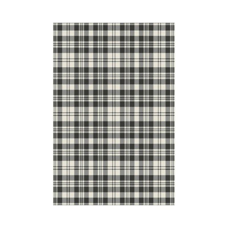 Scott Black White Ancient Tartan Flag