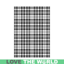 Load image into Gallery viewer, Scott Black White Modern Tartan Flag K7