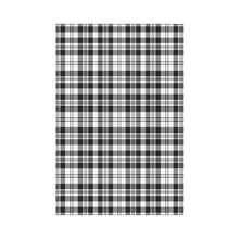 Load image into Gallery viewer, Scott Black White Modern Tartan Flag