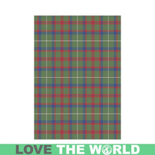 Load image into Gallery viewer, Shaw Green Modern Tartan Flag K7