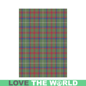 Shaw Green Modern Tartan Flag K7