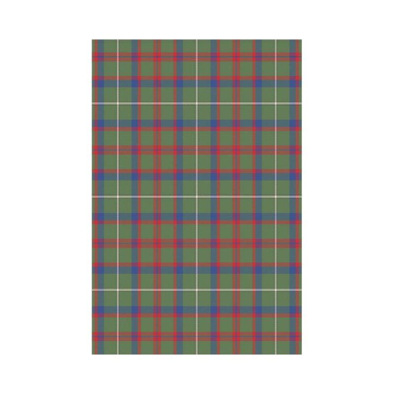 Shaw Green Modern Tartan Flag