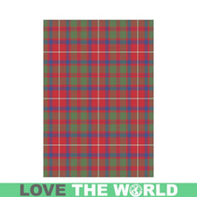 Load image into Gallery viewer, Shaw Red Modern Tartan Flag K7