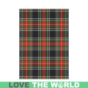 Stewart Black Tartan Flag K7