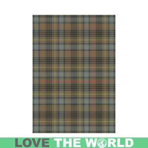 Stewart Hunting Weathered Tartan Flag K7
