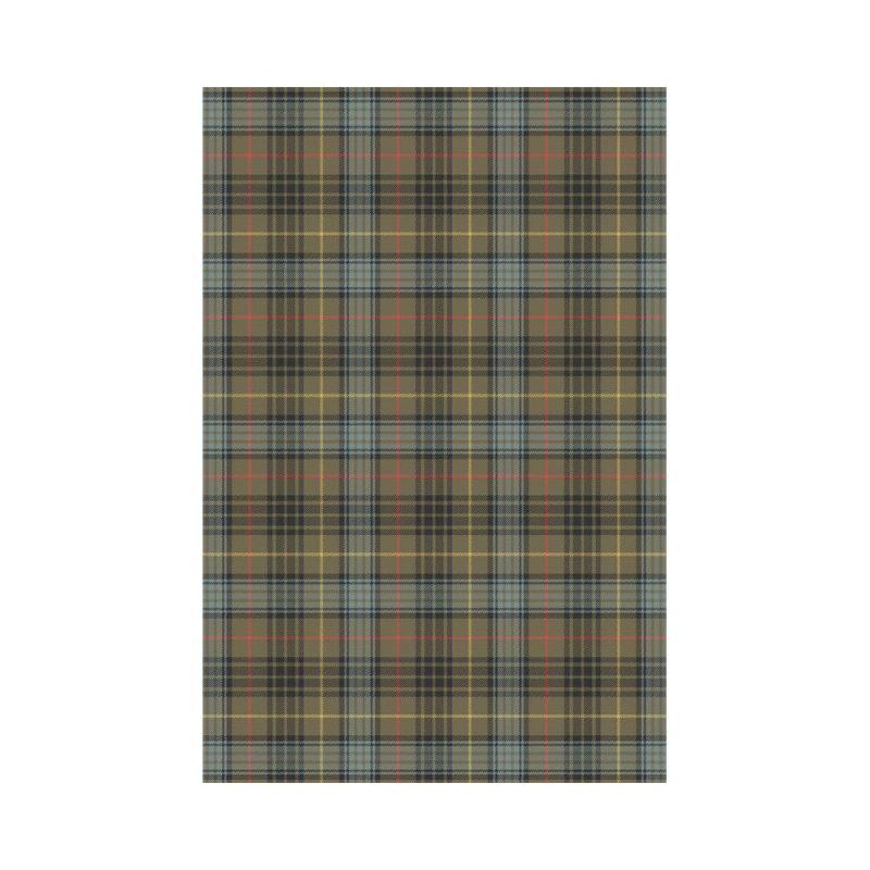 Stewart Hunting Weathered Tartan Flag