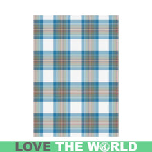 Load image into Gallery viewer, Stewart Muted Blue Tartan Flag K7