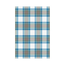 Load image into Gallery viewer, Stewart Muted Blue Tartan Flag